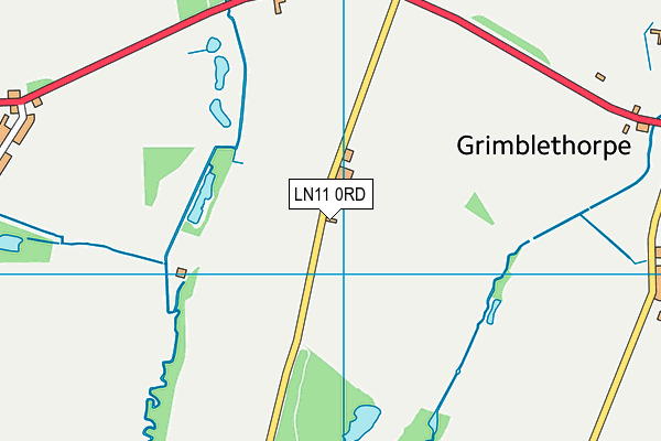 LN11 0RD map - OS VectorMap District (Ordnance Survey)