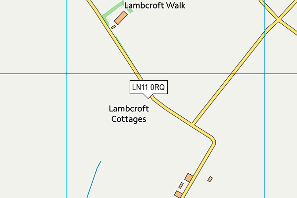 LN11 0RQ map - OS VectorMap District (Ordnance Survey)