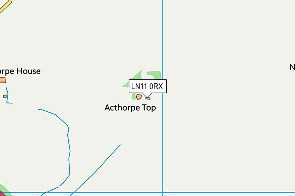 LN11 0RX map - OS VectorMap District (Ordnance Survey)