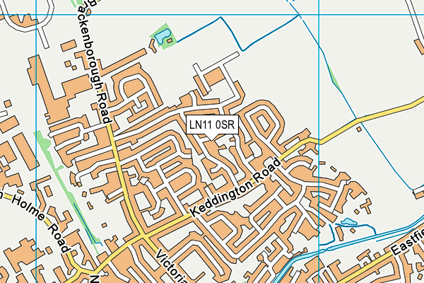 LN11 0SR map - OS VectorMap District (Ordnance Survey)