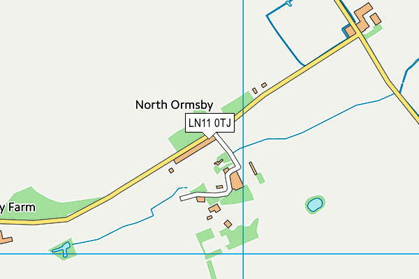 LN11 0TJ map - OS VectorMap District (Ordnance Survey)