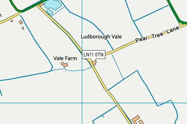 LN11 0TN map - OS VectorMap District (Ordnance Survey)