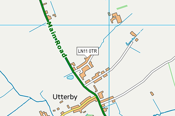 LN11 0TR map - OS VectorMap District (Ordnance Survey)