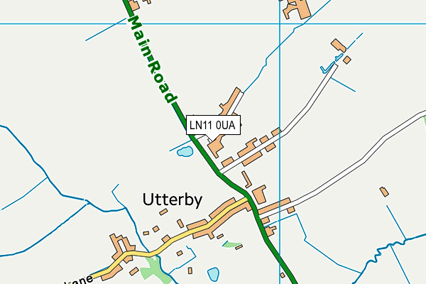 LN11 0UA map - OS VectorMap District (Ordnance Survey)