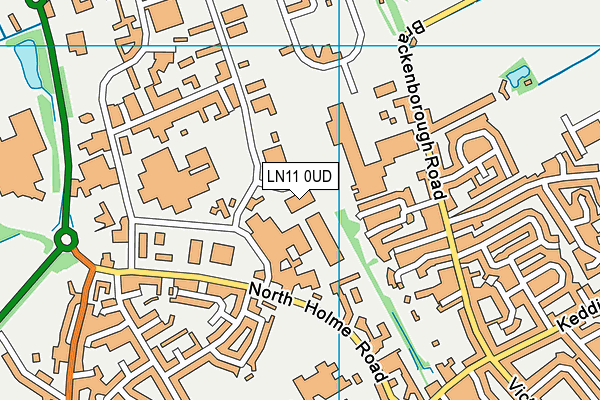 LN11 0UD map - OS VectorMap District (Ordnance Survey)
