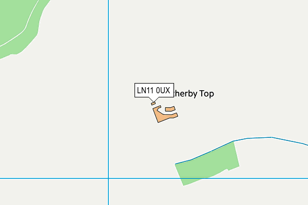 LN11 0UX map - OS VectorMap District (Ordnance Survey)