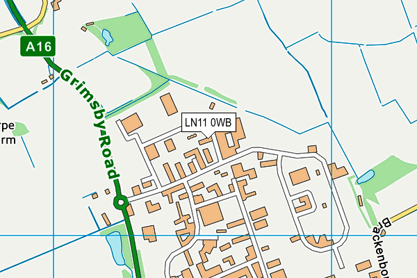 Map of AYLSHAM GROWERS SERVICES LIMITED at district scale