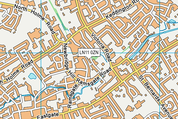 LN11 0ZN map - OS VectorMap District (Ordnance Survey)