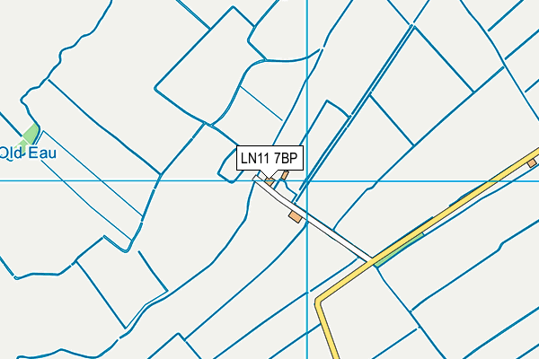 LN11 7BP map - OS VectorMap District (Ordnance Survey)