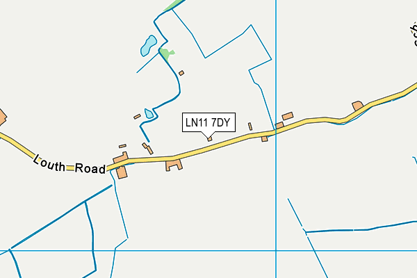 LN11 7DY map - OS VectorMap District (Ordnance Survey)
