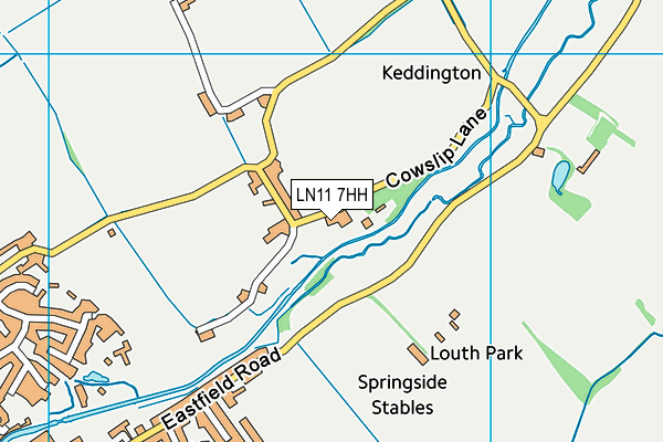 LN11 7HH map - OS VectorMap District (Ordnance Survey)