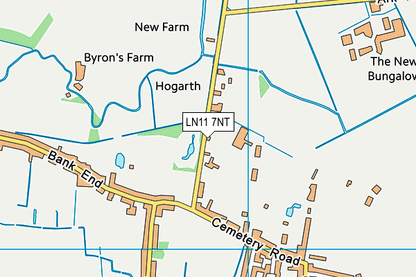 LN11 7NT map - OS VectorMap District (Ordnance Survey)
