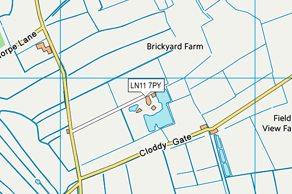 LN11 7PY map - OS VectorMap District (Ordnance Survey)