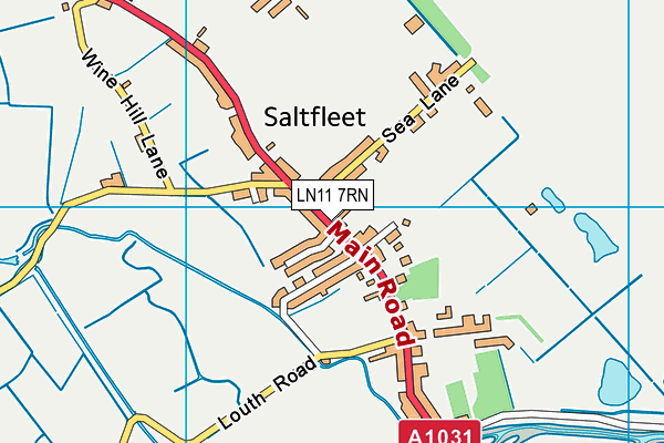 LN11 7RN map - OS VectorMap District (Ordnance Survey)