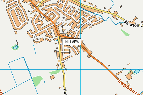 LN11 8EW map - OS VectorMap District (Ordnance Survey)