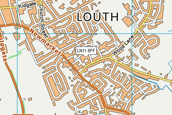 LN11 8FF map - OS VectorMap District (Ordnance Survey)