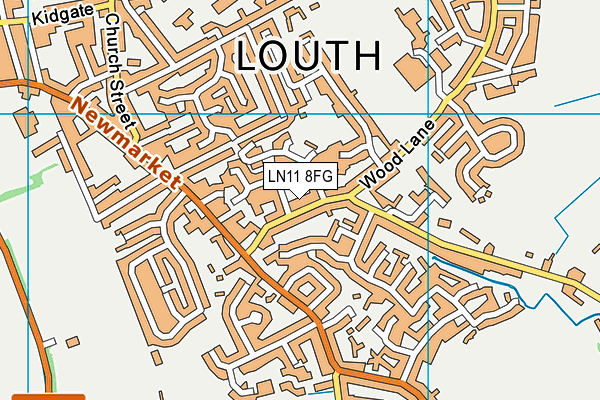 LN11 8FG map - OS VectorMap District (Ordnance Survey)