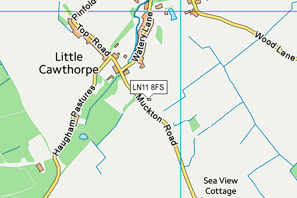 LN11 8FS map - OS VectorMap District (Ordnance Survey)