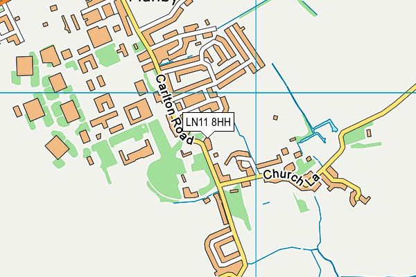 LN11 8HH map - OS VectorMap District (Ordnance Survey)