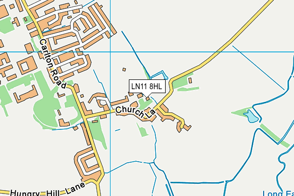 LN11 8HL map - OS VectorMap District (Ordnance Survey)