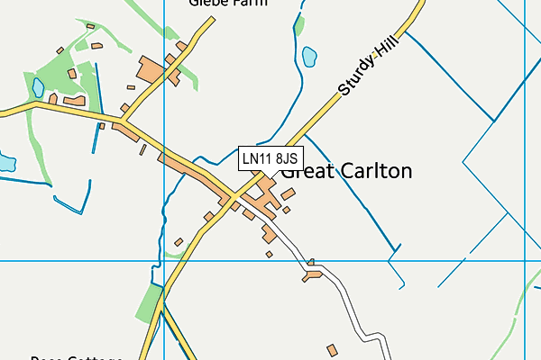 LN11 8JS map - OS VectorMap District (Ordnance Survey)