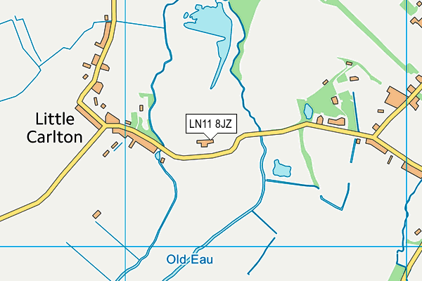 LN11 8JZ map - OS VectorMap District (Ordnance Survey)