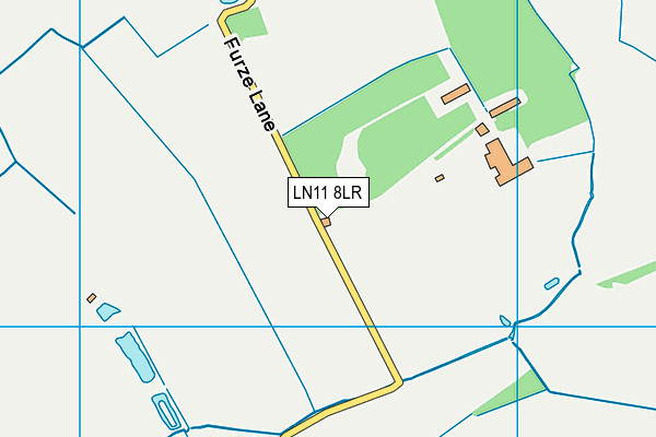 LN11 8LR map - OS VectorMap District (Ordnance Survey)
