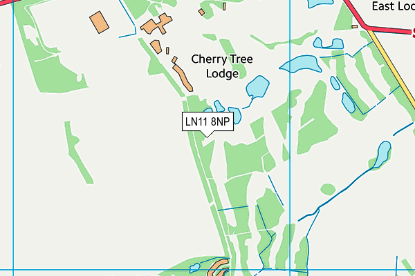 LN11 8NP map - OS VectorMap District (Ordnance Survey)