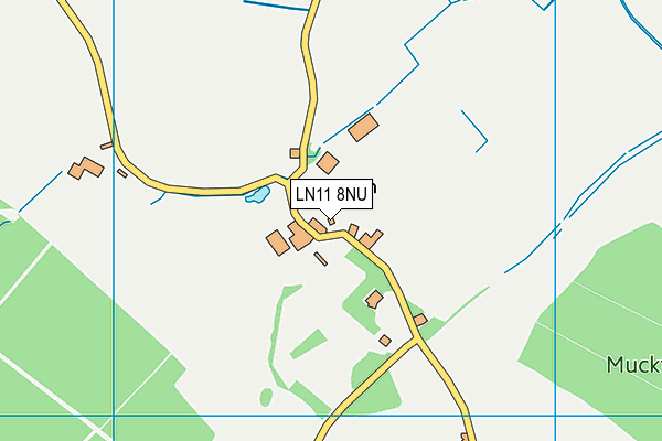 LN11 8NU map - OS VectorMap District (Ordnance Survey)