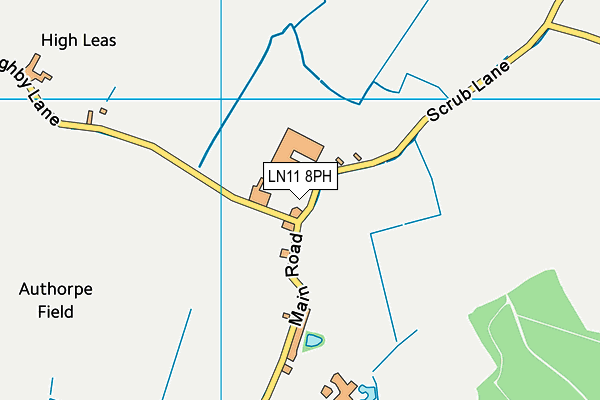 LN11 8PH map - OS VectorMap District (Ordnance Survey)