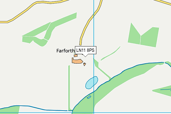 LN11 8PS map - OS VectorMap District (Ordnance Survey)
