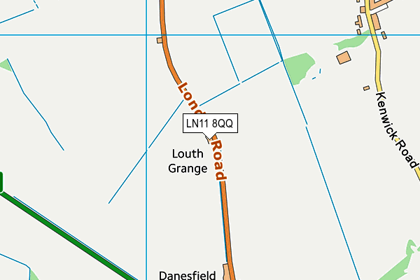 LN11 8QQ map - OS VectorMap District (Ordnance Survey)