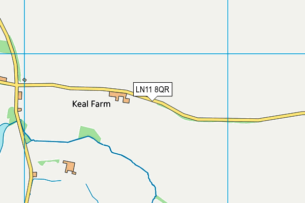 LN11 8QR map - OS VectorMap District (Ordnance Survey)