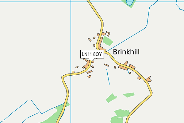 LN11 8QY map - OS VectorMap District (Ordnance Survey)