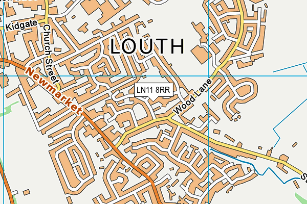 LN11 8RR map - OS VectorMap District (Ordnance Survey)