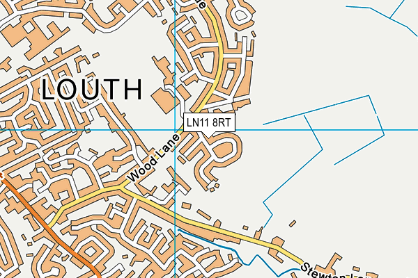 LN11 8RT map - OS VectorMap District (Ordnance Survey)