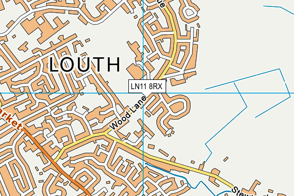 LN11 8RX map - OS VectorMap District (Ordnance Survey)