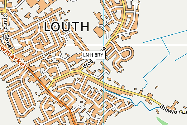 LN11 8RY map - OS VectorMap District (Ordnance Survey)