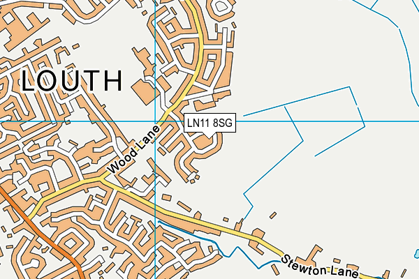 LN11 8SG map - OS VectorMap District (Ordnance Survey)