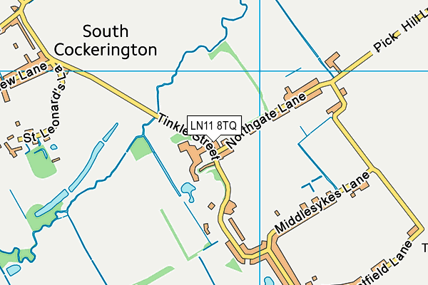 LN11 8TQ map - OS VectorMap District (Ordnance Survey)