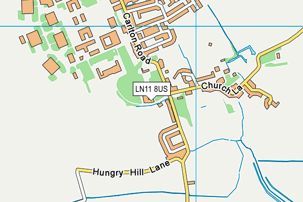 LN11 8US map - OS VectorMap District (Ordnance Survey)