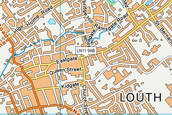LN11 9AB map - OS VectorMap District (Ordnance Survey)