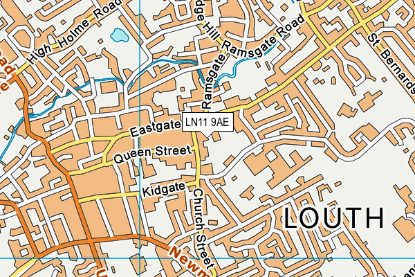 LN11 9AE map - OS VectorMap District (Ordnance Survey)