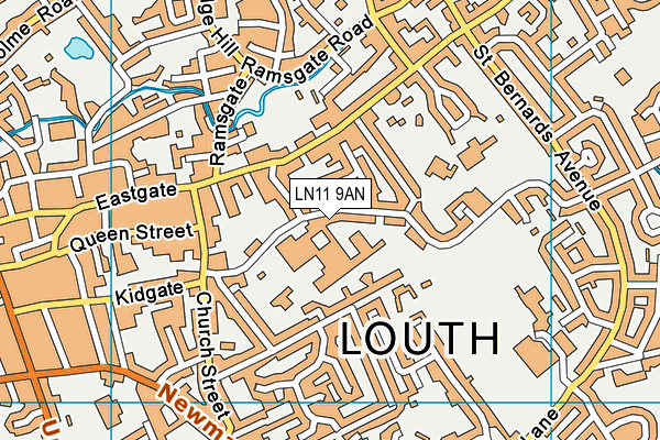 LN11 9AN map - OS VectorMap District (Ordnance Survey)