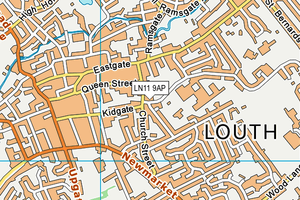 LN11 9AP map - OS VectorMap District (Ordnance Survey)