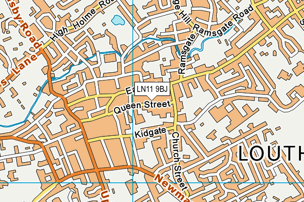 LN11 9BJ map - OS VectorMap District (Ordnance Survey)