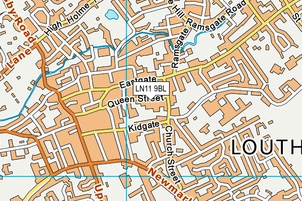 LN11 9BL map - OS VectorMap District (Ordnance Survey)
