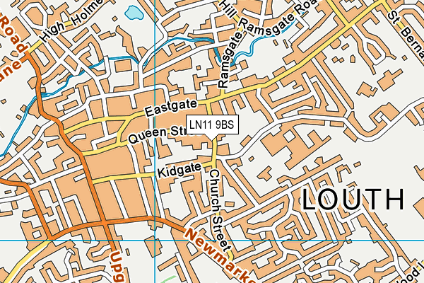 LN11 9BS map - OS VectorMap District (Ordnance Survey)