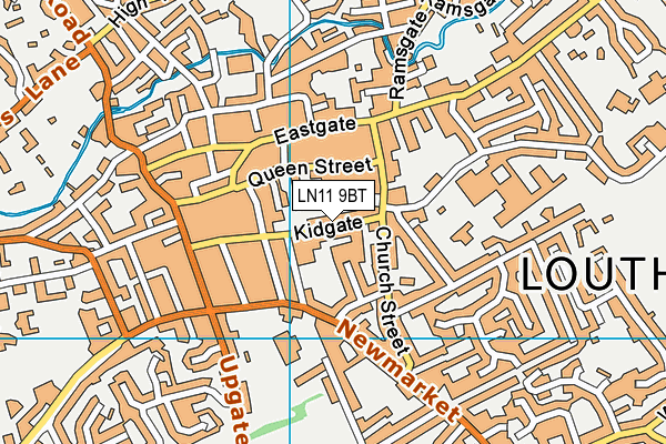 LN11 9BT map - OS VectorMap District (Ordnance Survey)