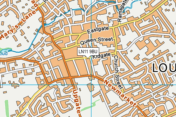 LN11 9BU map - OS VectorMap District (Ordnance Survey)
